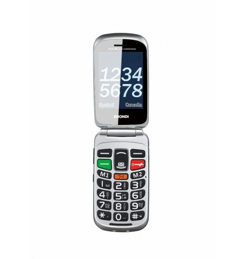 Brondi Amico Supervoice 7,11 cm (2.8 Zoll) Schwarz Seniorentelefon