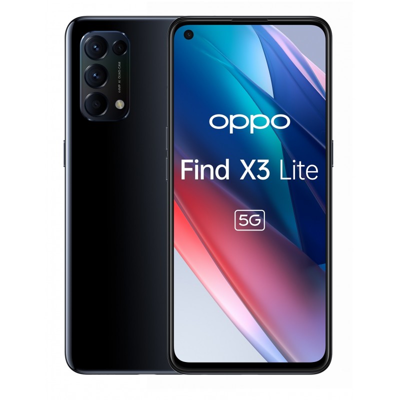OPPO Find X3 Lite 16,3 cm (6.43") Double SIM ColorOS 11.1 5G USB Type-C 8 Go 128 Go 4300 mAh Noir