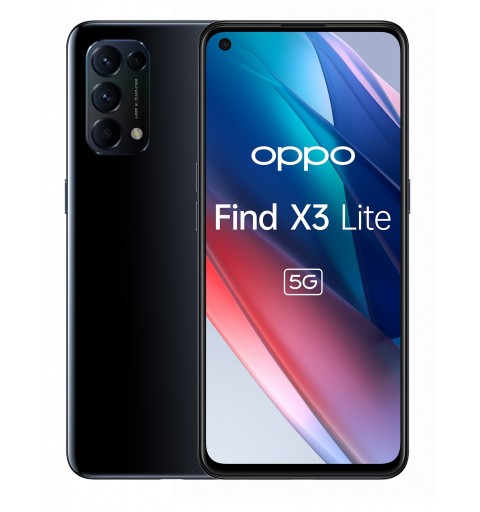OPPO Find X3 Lite 16.3 cm (6.43") Dual SIM ColorOS 11.1 5G USB Type-C 8 GB 128 GB 4300 mAh Black
