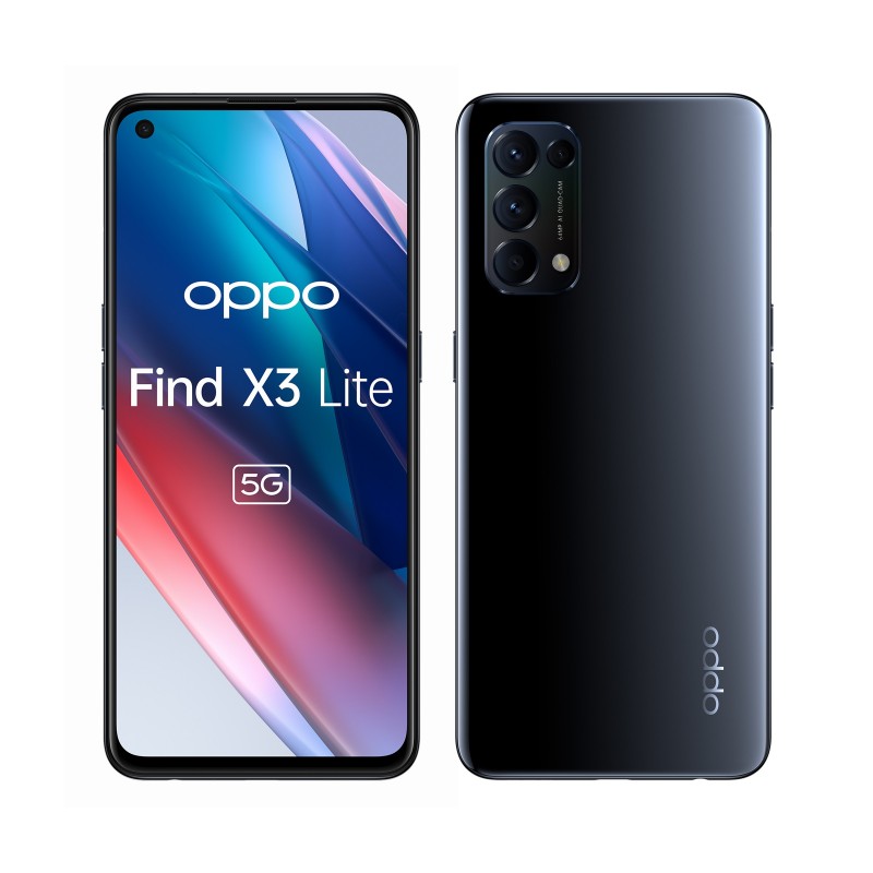 OPPO Find X3 Lite 16.3 cm (6.43") Dual SIM ColorOS 11.1 5G USB Type-C 8 GB 128 GB 4300 mAh Black
