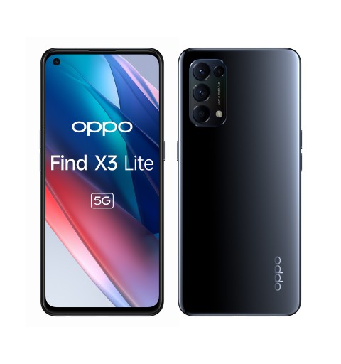 OPPO Find X3 Lite 16.3 cm (6.43") Dual SIM ColorOS 11.1 5G USB Type-C 8 GB 128 GB 4300 mAh Black