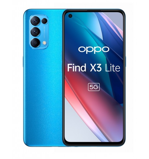 OPPO Find X3 Lite Smartphone 5G, Qualcomm 765G, Display 6.43'' FHD+AMOLED, 4 Fotocamere 64MP, RAM 8GB ESPANDIBILE FINO A