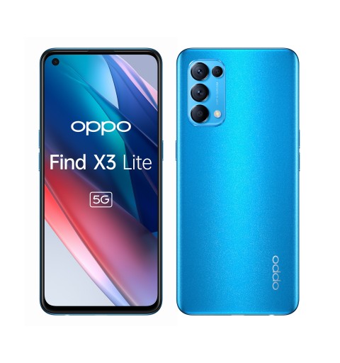 OPPO Find X3 Lite Smartphone 5G, Qualcomm 765G, Display 6.43'' FHD+AMOLED, 4 Fotocamere 64MP, RAM 8GB ESPANDIBILE FINO A