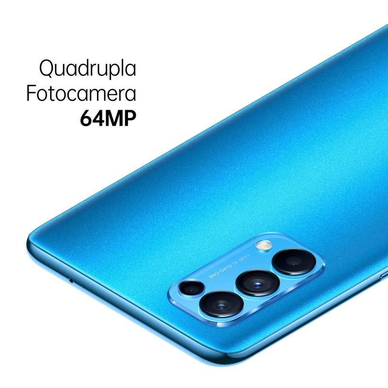 OPPO Find X3 Lite Smartphone 5G, Qualcomm 765G, Display 6.43'' FHD+AMOLED, 4 Fotocamere 64MP, RAM 8GB ESPANDIBILE FINO A