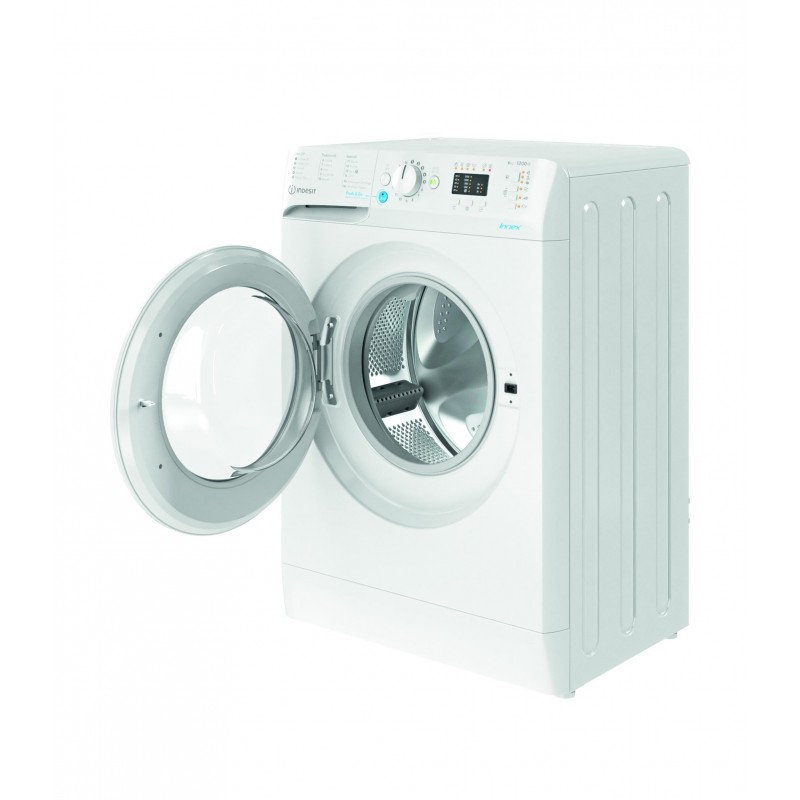 Indesit BWSA 61251 W IT N Waschmaschine Frontlader 6 kg 1200 RPM F Weiß