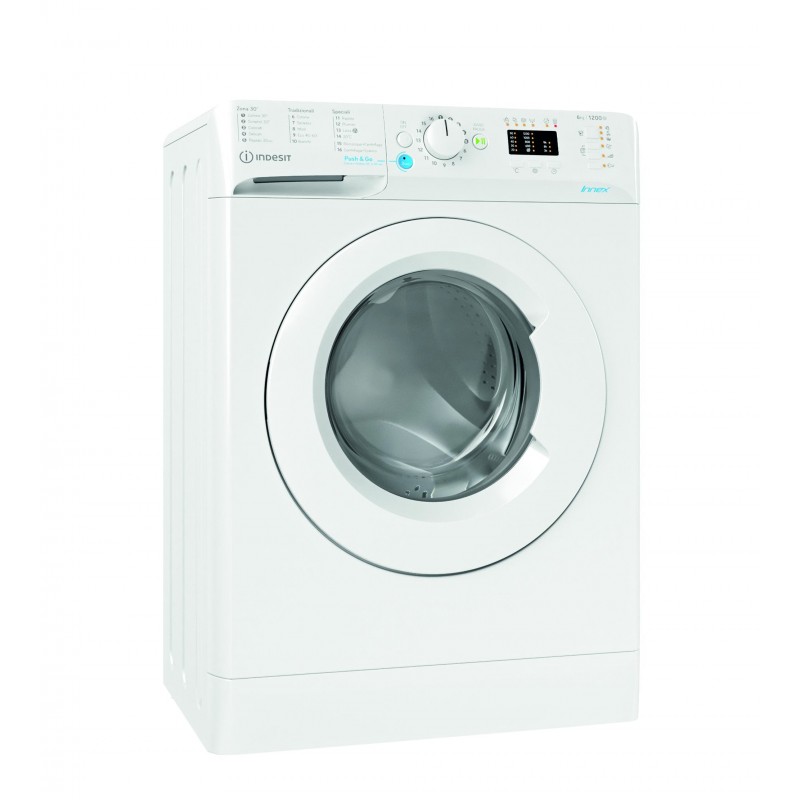 Indesit BWSA 61251 W IT N Waschmaschine Frontlader 6 kg 1200 RPM F Weiß
