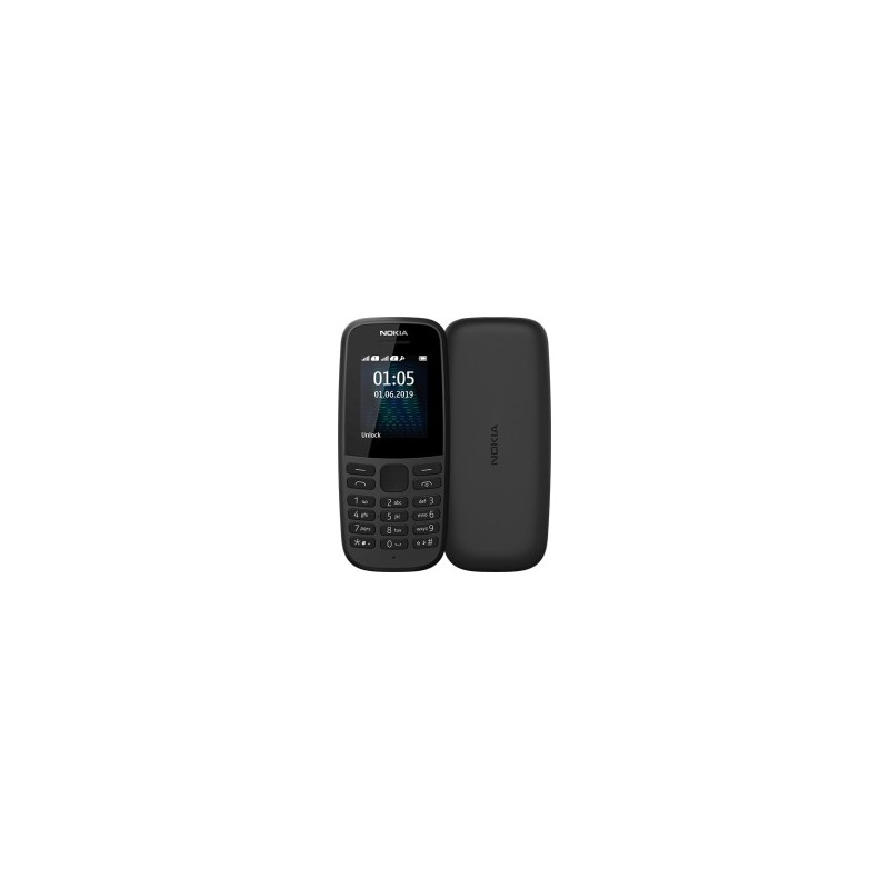 Nokia 105 4,5 cm (1.77") 73,02 g Negro Característica del teléfono