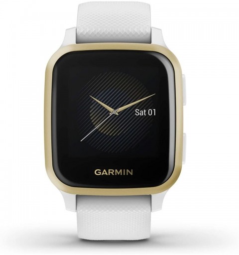 Garmin Venu SQ 3,3 cm (1.3") 40 mm LCD Oro, Bianco GPS (satellitare)