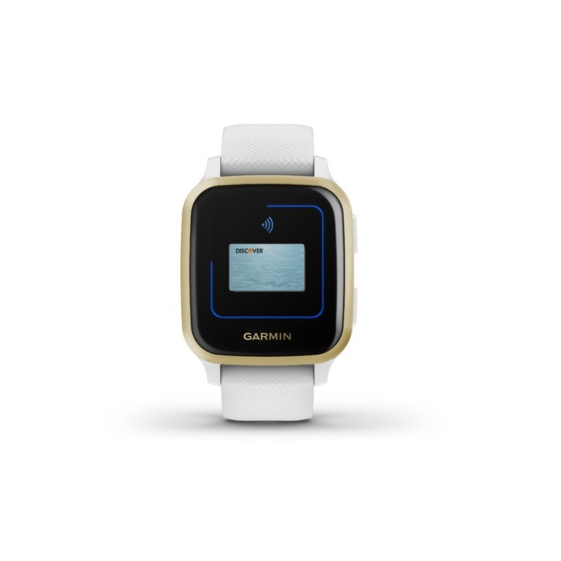 Garmin Venu SQ 3.3 cm (1.3") 40 mm LCD Gold, White GPS (satellite)