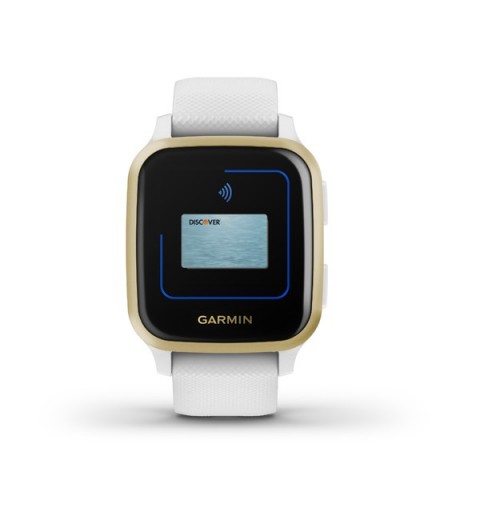 Garmin Venu SQ 3,3 cm (1.3") 40 mm LCD Oro, Bianco GPS (satellitare)