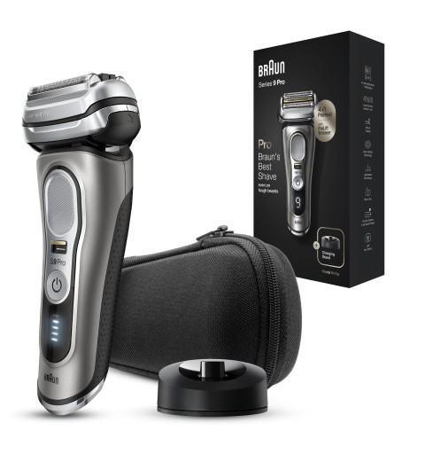 Braun Series 9 Pro 9415s Rasoio Elettrico Barba, Testina Con Rifinitore ProLift 4+1, Batteria Da 60 Minuti, Wet&Dry