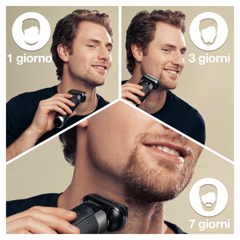 Braun Series 9 Pro 9415s Rasoio Elettrico Barba, Testina Con Rifinitore ProLift 4+1, Batteria Da 60 Minuti, Wet&Dry