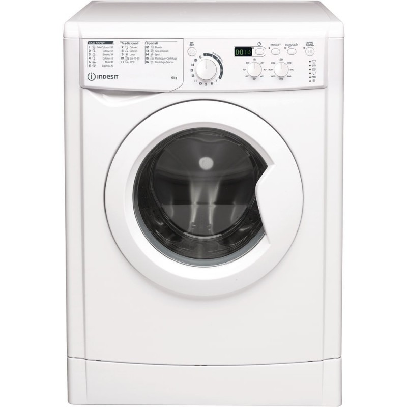 Indesit EWD 61051 W IT N machine à laver Charge avant 6 kg 1000 tr min F Blanc