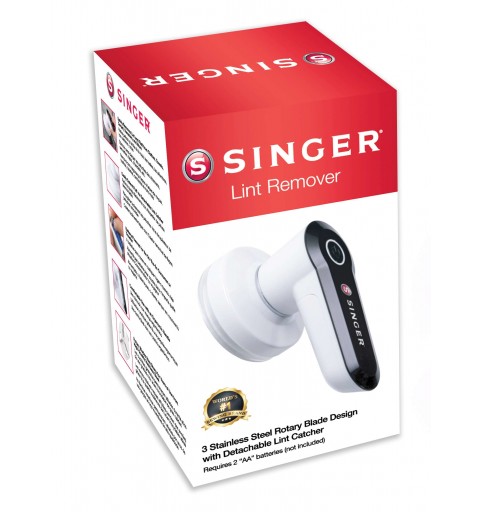 SINGER 220015002 fabric shaver Black, White Stainless steel