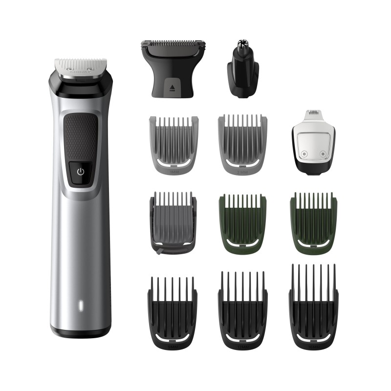 Philips MULTIGROOM Series 7000 Cara, cabello y cuerpo 13 en 1 con 13 herramientas