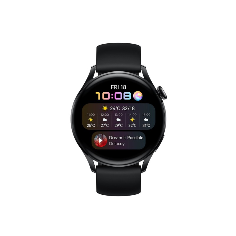 Huawei WATCH 3 3,63 cm (1.43") 46 mm AMOLED 4G Negro GPS (satélite)