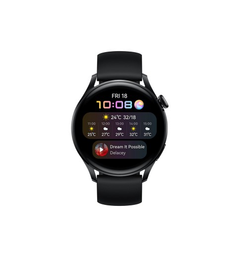 Huawei WATCH 3 3,63 cm (1.43") 46 mm AMOLED 4G Negro GPS (satélite)