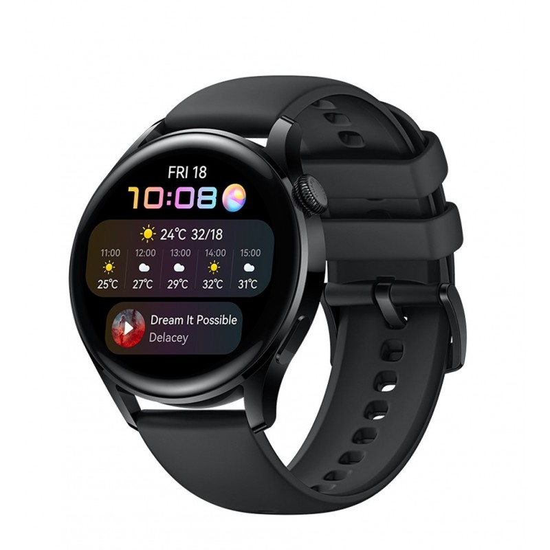 Huawei WATCH 3 3,63 cm (1.43") 46 mm AMOLED 4G Negro GPS (satélite)