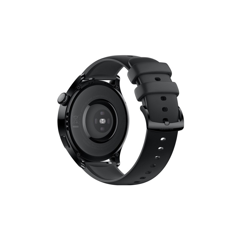 Huawei WATCH 3 L11E, Black, cinturino in fluoroelastomero nero