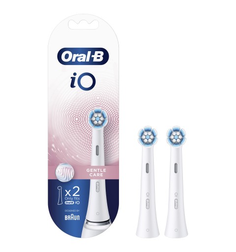 Oral-B iO Gentle Care 80335631 cepillo de cabello 2 pieza(s) Blanco