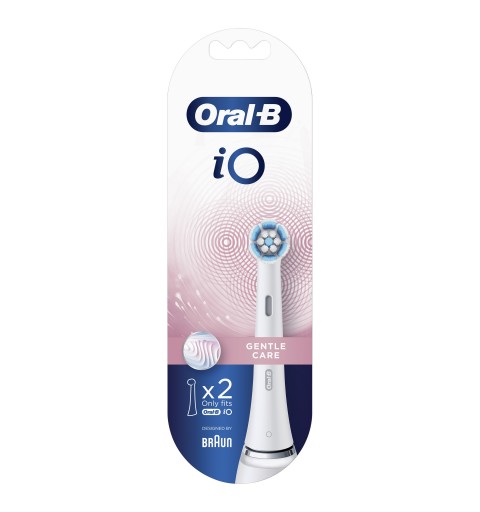 Oral-B iO Gentle Care 80335631 cepillo de cabello 2 pieza(s) Blanco