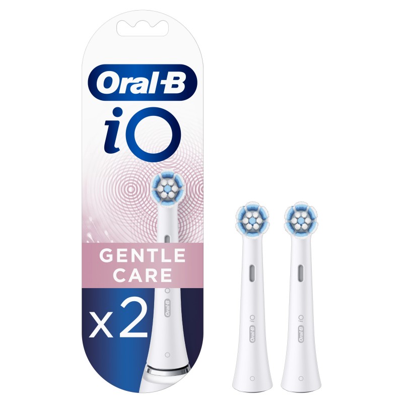 Oral-B iO Gentle Care 80335631 tête de brosses 2 pièce(s) Blanc