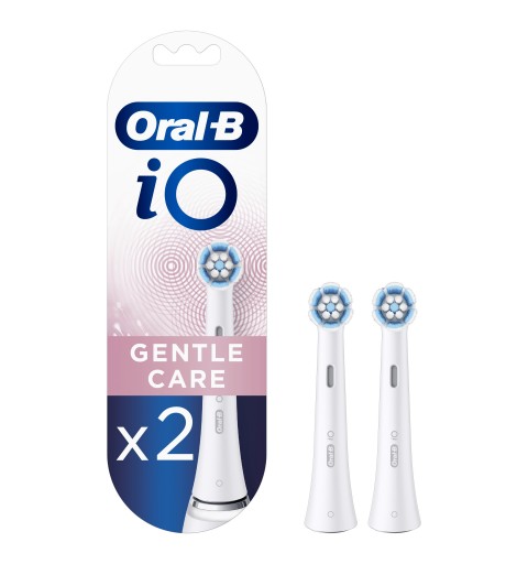 Oral-B iO Gentle Care 80335631 cepillo de cabello 2 pieza(s) Blanco