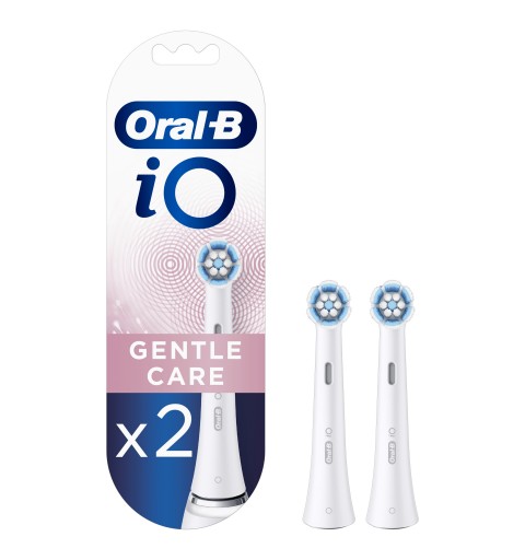 Oral-B iO Gentle Care 80335631 tête de brosses 2 pièce(s) Blanc