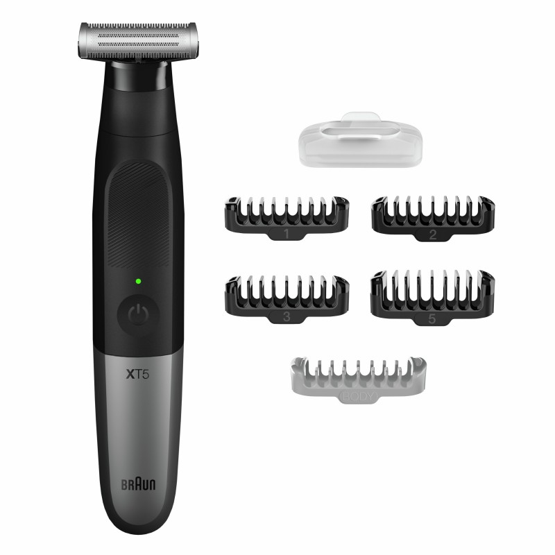 Braun Series XT5 Regolabarba Uomo, Rasoio Elettrico Barba, Kit Depilazione, Lama Duratura, XT5100