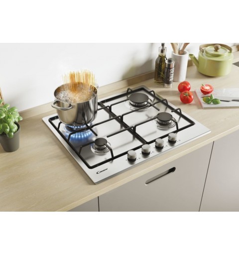 Candy Timeless CHW6BR4WX Stainless steel Built-in Gas 4 zone(s)
