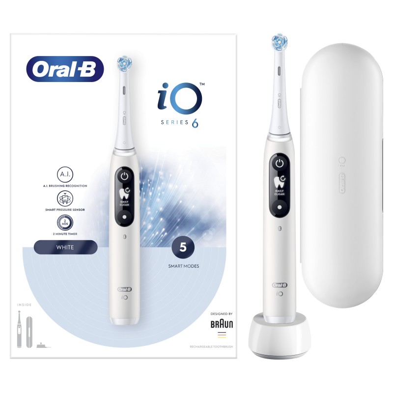 Oral-B iO 80351523 cepillo eléctrico para dientes Adulto Cepillo dental vibratorio Blanco