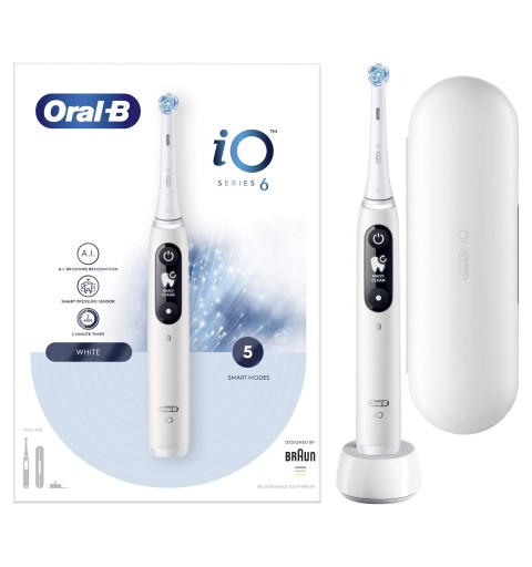 Oral-B iO 80351523 cepillo eléctrico para dientes Adulto Cepillo dental vibratorio Blanco