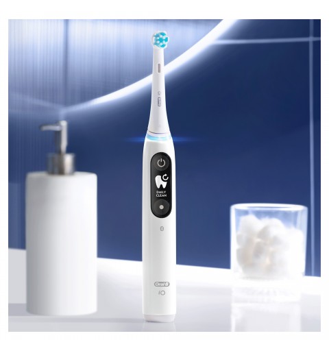 Oral-B iO 80351523 Elektrische Zahnbürste Erwachsener Vibrierende Zahnbürste Weiß