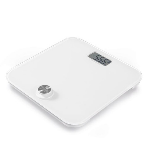 Macom Smart Body Scale Bilancia pesapersone elettronica con funzionamento senza batterie Quadrato Bianco