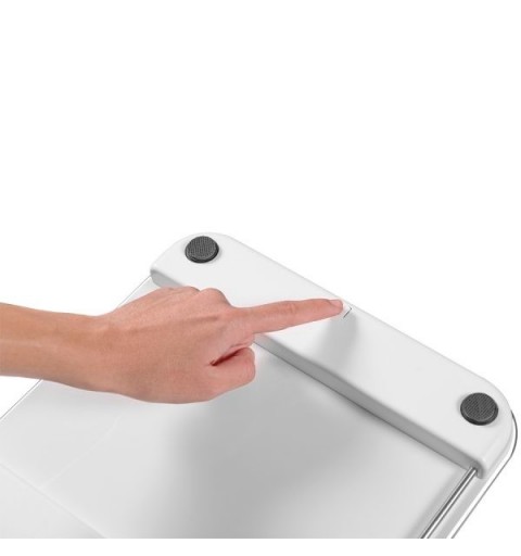 Macom Smart Body Scale Bilancia pesapersone elettronica con funzionamento senza batterie Quadrato Bianco