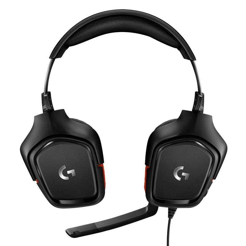 Logitech G G332 Wired Gaming Headset Kopfhörer Verkabelt Kopfband Schwarz, Rot
