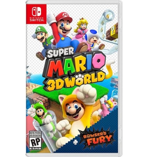 Nintendo Super Mario 3D World + Bowser’s Fury Estándar+Complemento Inglés, Italiano Nintendo Switch