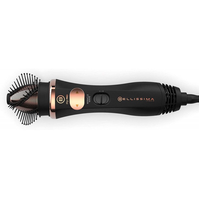 Bellissima My Pro Miracle Wave GH19 1100 Hot air brush Warm Black, Pink 1100 W 1.8 m