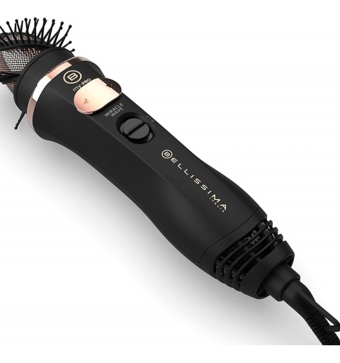 Bellissima My Pro Miracle Wave GH19 1100 Hot air brush Warm Black, Pink 1100 W 1.8 m