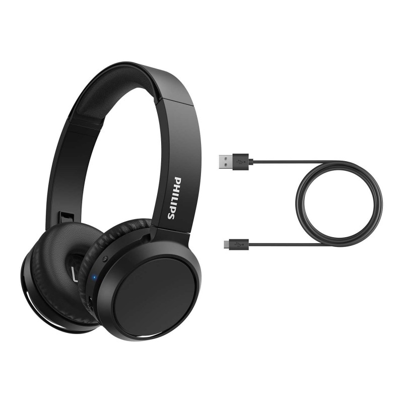 Philips 4000 series TAH4205BK 00 cuffia e auricolare Wireless A Padiglione Musica e Chiamate USB tipo-C Bluetooth Nero