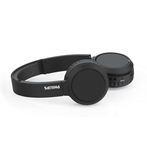 Philips 4000 series TAH4205BK 00 headphones headset Wireless Head-band Calls Music USB Type-C Bluetooth Black