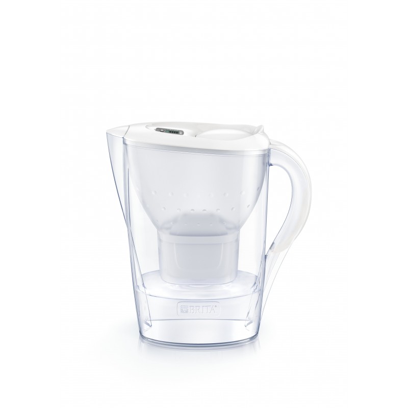 Brita Marella Filtre à eau pour carafe 2,4 L Transparent, Blanc