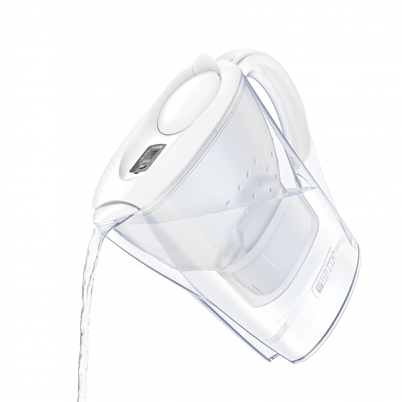 Brita Marella Filtre à eau pour carafe 2,4 L Transparent, Blanc