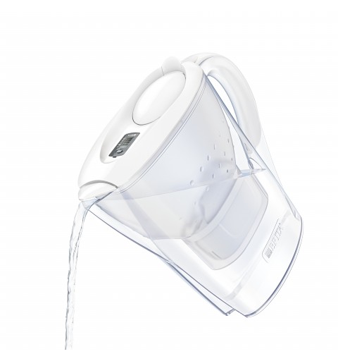 Brita Marella Filtre à eau pour carafe 2,4 L Transparent, Blanc