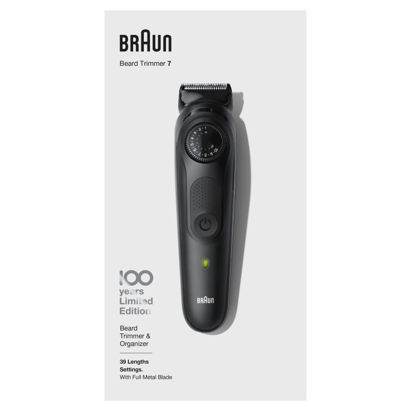 Braun BeardTrimmer 81728158 beard trimmer Black