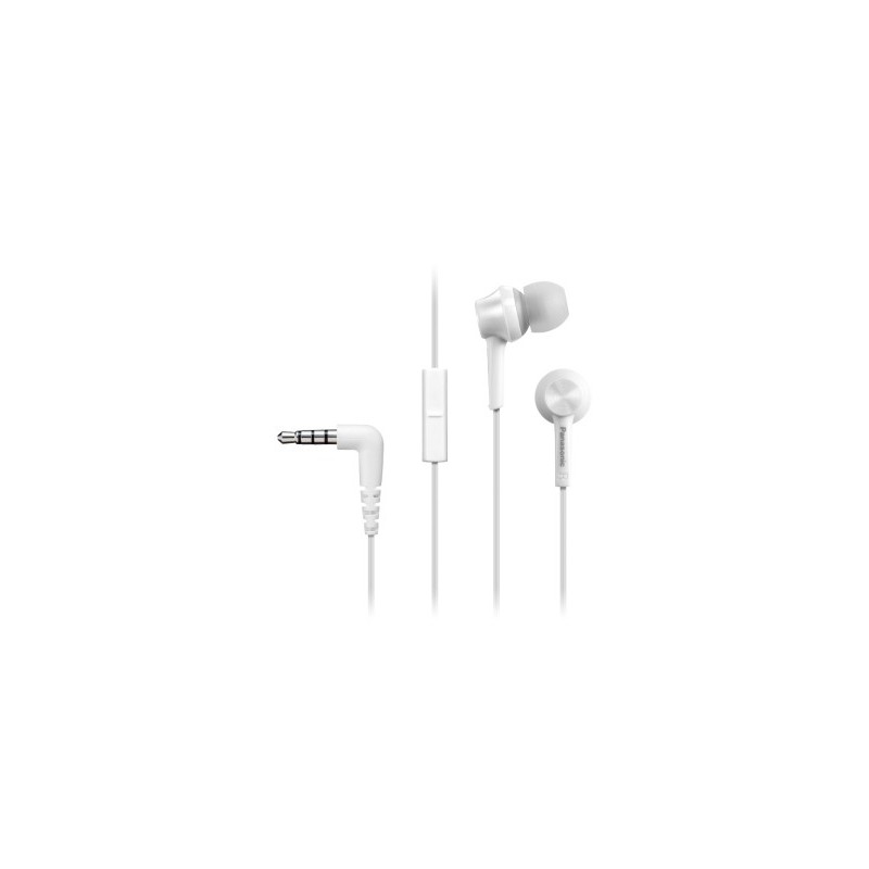 Panasonic RP-TCM115E Headset Wired In-ear Calls Music White