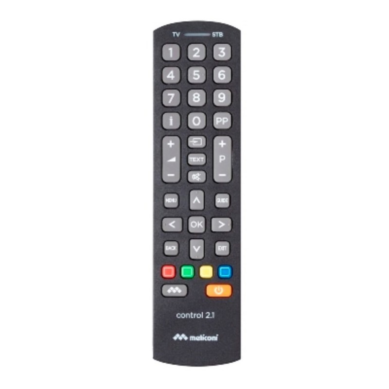 Meliconi Control 2.1 mando a distancia IR inalámbrico STB, TV Botones