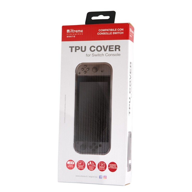 Xtreme 95672 custodia per console portatile Cover Nintendo Poliuretano termoplastico (TPU) Trasparente