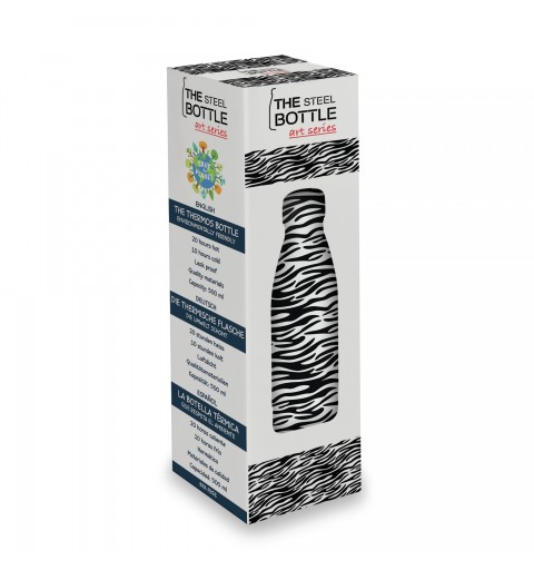 The Steel Bottle Art Series No4 - Zebra