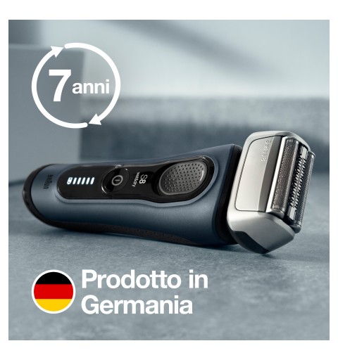 Braun Series 8 8453cc Rasoio Elettrico Barba, Testina Con Rifinitore Di Precisione 3+1, Tecnologia Sonica E Adattamento Della